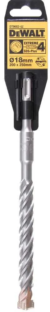 Dewalt SDS-Plus Su grąžtas su 4 pjovimo briaunomis 22,0 x 250 mm
