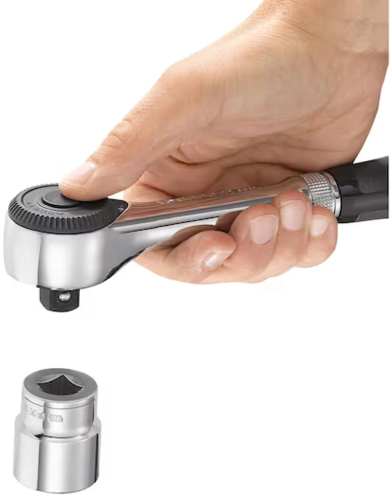 Terkšlė su besisukančia rankena, 1/2", 251 mm, 60 dantų, FACOM [S.360]