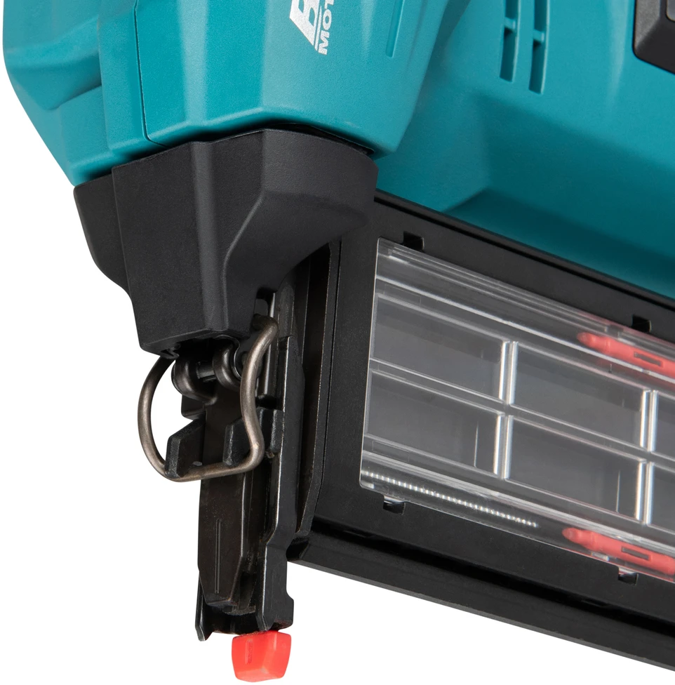 Makita DBN501ZJ Akumuliatorinis smeigiakalis LXT® 18V Li-Ion; BL-motor, 18 GA; ( 1,2mm ) 15-50mm, MAKPACK, Be akumuliatorių ir kroviklio!