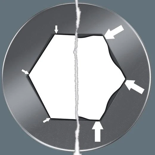 Atsuktuvo antgalis WERA 840/4 Z Hex-Plus 89mm 6mm