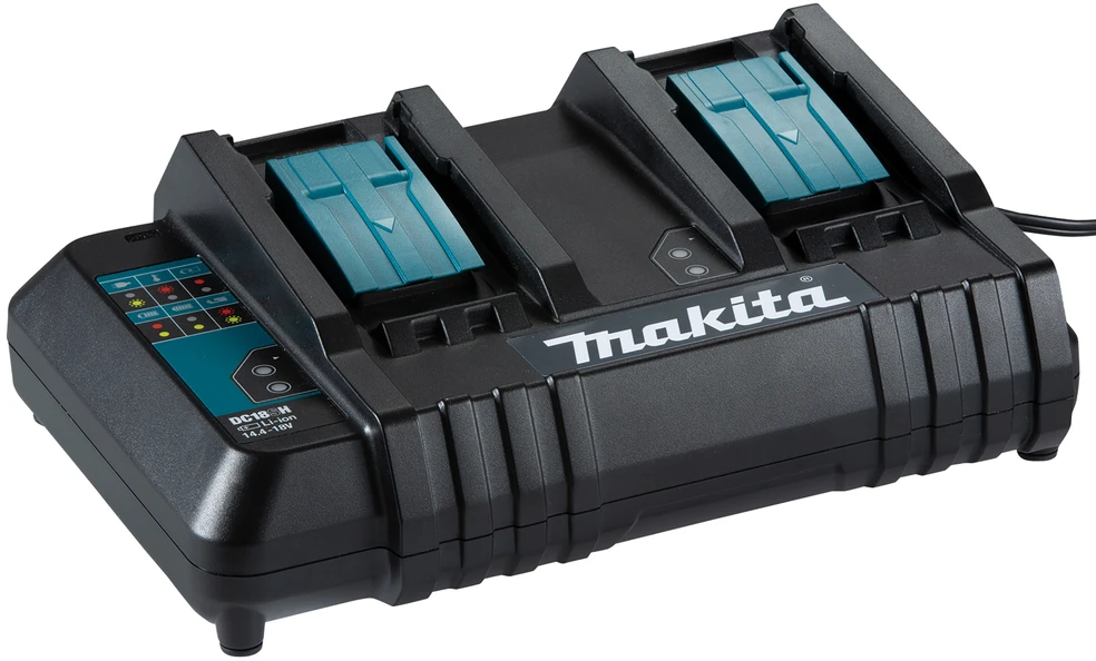 Makita dviejų akumuliatorių kroviklis 199687-4 DC18SH, 14.4V - 18V