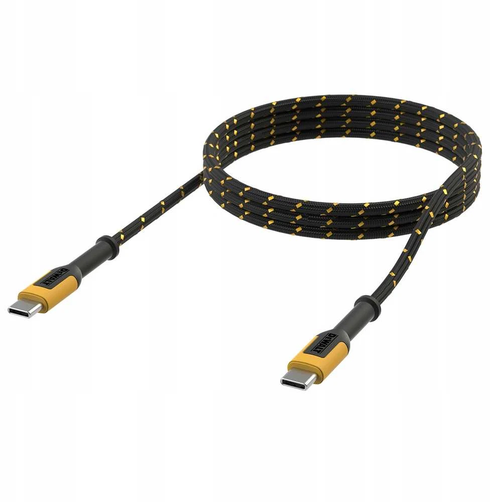 USB laidas Dewalt; Type C-C; 1,8 m; 100 W