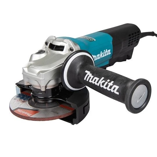 Makita GA5095X01 Kampinis šlifuoklis, 1900 W, 125 mm, SJS², AFT, Svirtinis jungiklis, 11500 min-1, antivibracinė šoninė rankena