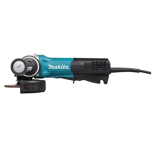 Makita GA5095X01 Kampinis šlifuoklis, 1900 W, 125 mm, SJS², AFT, Svirtinis jungiklis, 11500 min-1, antivibracinė šoninė rankena