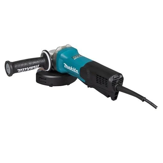 Makita GA5095X01 Kampinis šlifuoklis, 1900 W, 125 mm, SJS², AFT, Svirtinis jungiklis, 11500 min-1, antivibracinė šoninė rankena