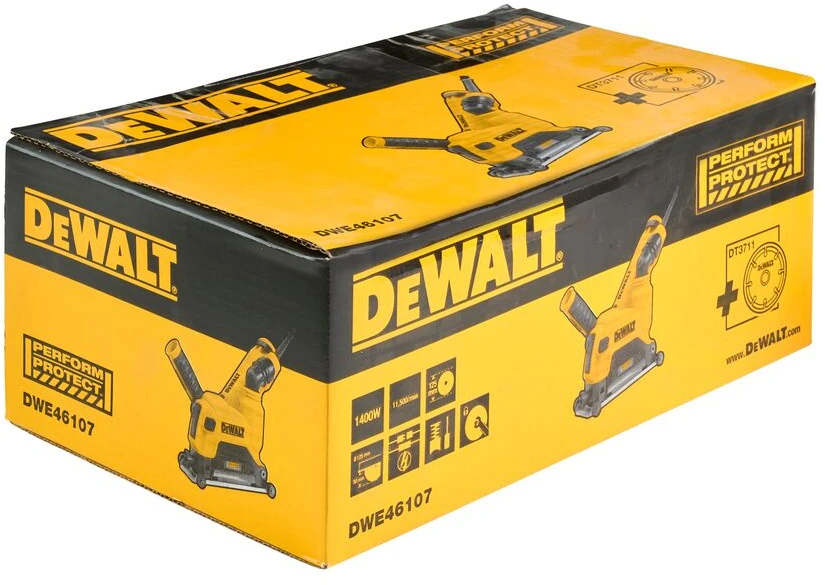 Kampinis šlifuoklis DeWalt DWE46107