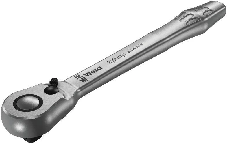 Wera Zyklop metalinė terkšlė su perjungimo svirtimi, 1/4´´, 8004 A