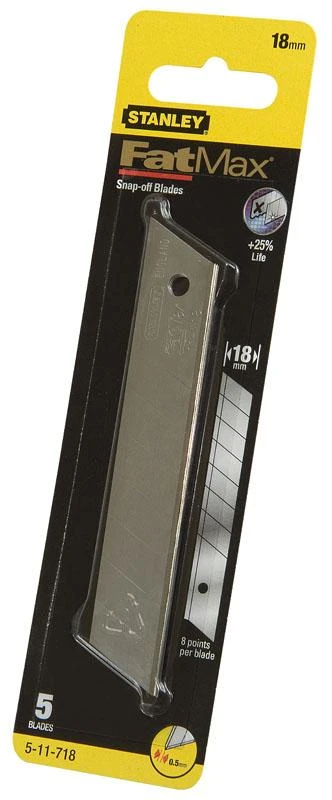 Stanley FatMax 18 mm nulaužiami peiliukai 5vnt. 0-11-718