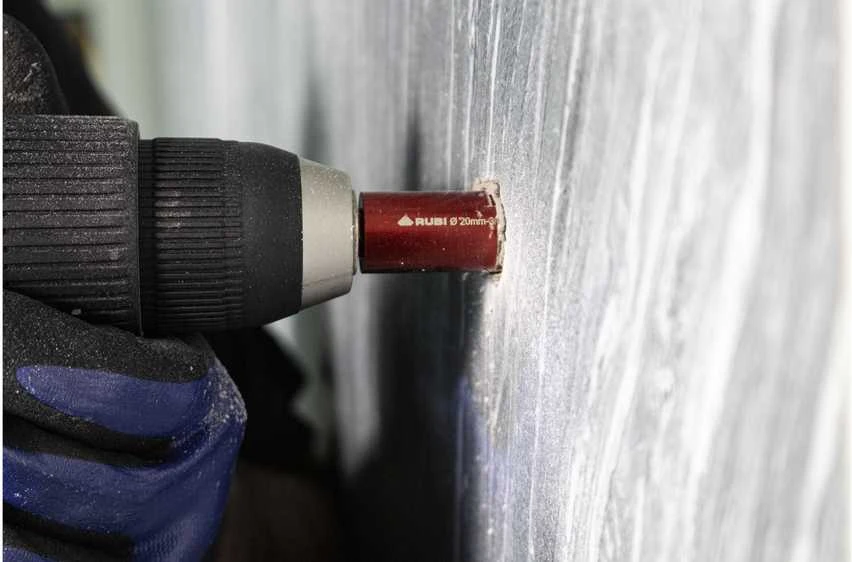 deimantinis grąžtas keraminėms, akmens masės ir porcelianinėms plytelėms, 10 mm, „DryGres 4Drill Wonder“, „Rubi“ [05926]
