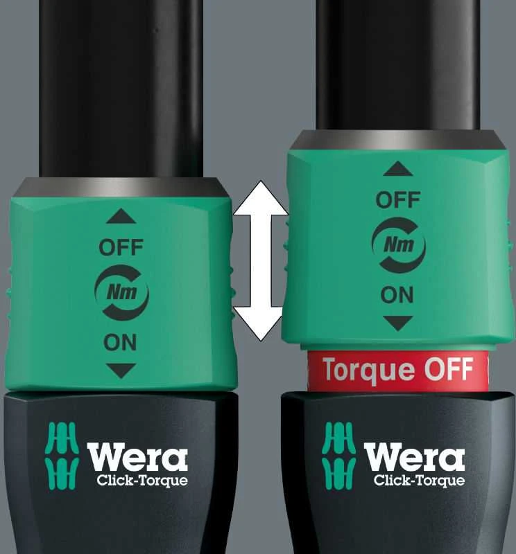 Wera dinamometrinis raktas CLICK-TORQUE C 3,1/2' X 40-200 NM