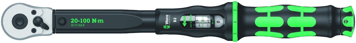 Wera Click-Torque C 1, 1/2" sukimo momento rakto pavara 10–50 Nm