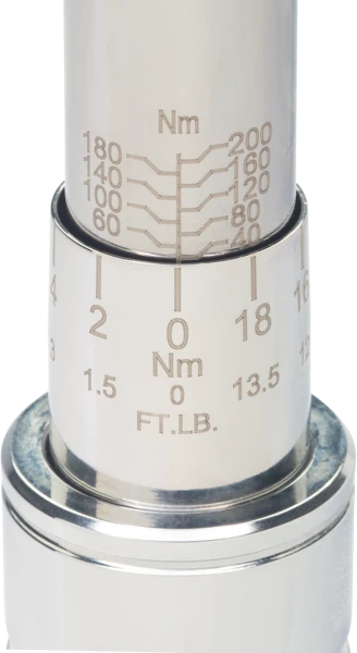 Mechaninis dinamometrinis raktas 12-60Nm ±4% (CW&CCW) 3/8" 406mm dviguba skalė, metalinis Bahco