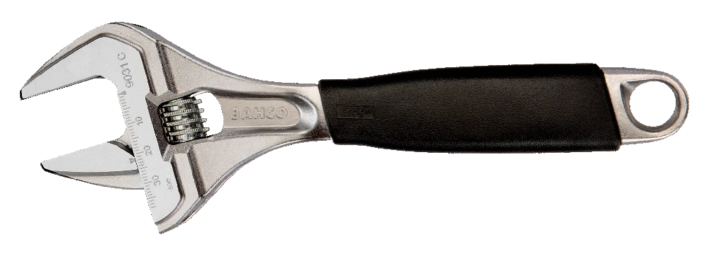 Švediškas reguliuojamas raktas 170 mm su plačiu 32 mm žiočių tarpu, Ergo, Bahco [9029 C]