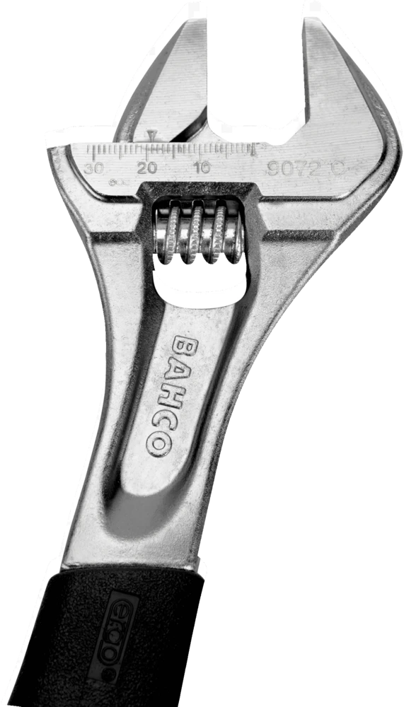Klucz nastawny, szwedzki, chromowany, 158mm, 6", ERGO, BAHCO [9070C]