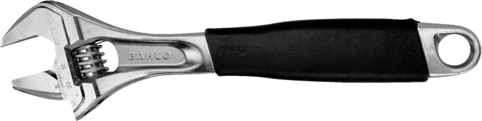 Klucz nastawny, szwedzki, chromowany, 158mm, 6", ERGO, BAHCO [9070C]