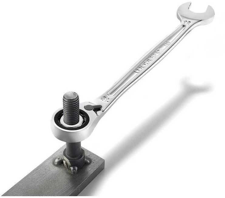 Kombinuotas raktas su terkšle Facom 467B.17; 17 mm