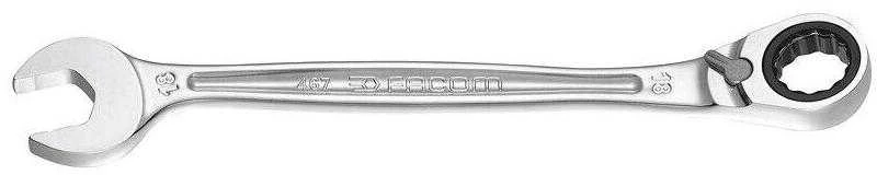 Kombinuotas raktas su terkšle Facom 467B.17; 17 mm
