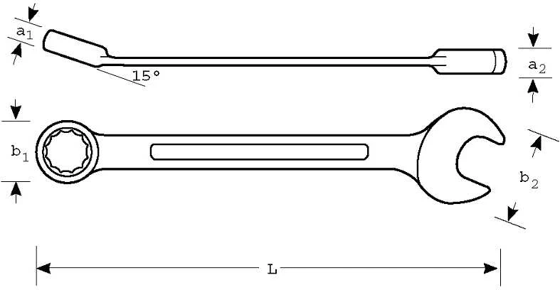 Makita Kombinuotas raktas 10mm E-11592