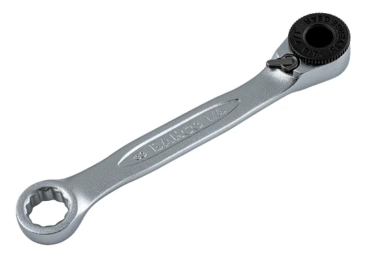 Antgalių terkšlytė, reversinė 1/4" su 8mm kilpiniu raktu Bahco