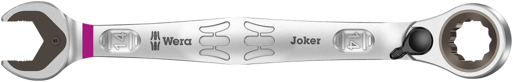WERA KLUCZ PŁASKO-OCZKOWY Z GRZECHOTKĄ 14mm JOKER 6001