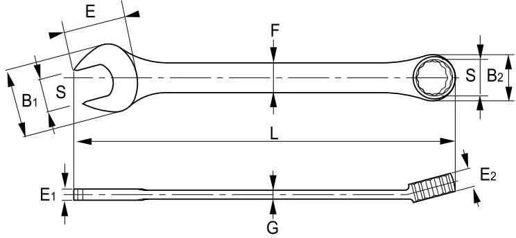 Kombinuotas raktas 21mm Irimo