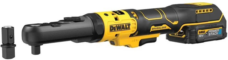 DeWalt akumuliatorinė terkšlė su PowerStack akumuliatoriumi