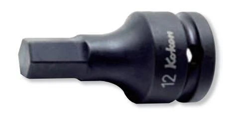 Šešiakampių smūginių galvučių rinkinys KOKEN RS14012M/10-L60 1/2"
