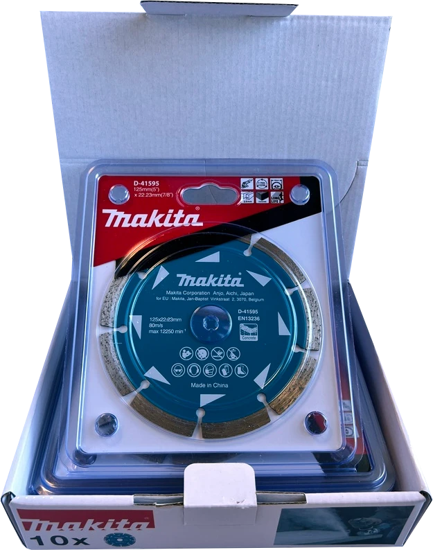 Makita D-41595-10 Segmentinis 125mm eko. klasė betonui 10Vnt.