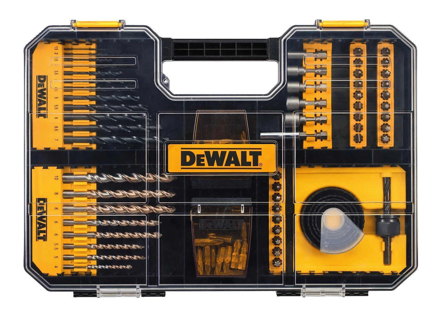 Grąžtų rinkinys Dewalt T-Stak DT1569, 100 dalių