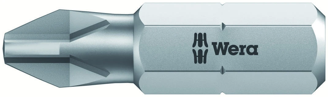 Sukimo antgaliai WERA Standart, PH2 x 25 mm, 10 vnt.
