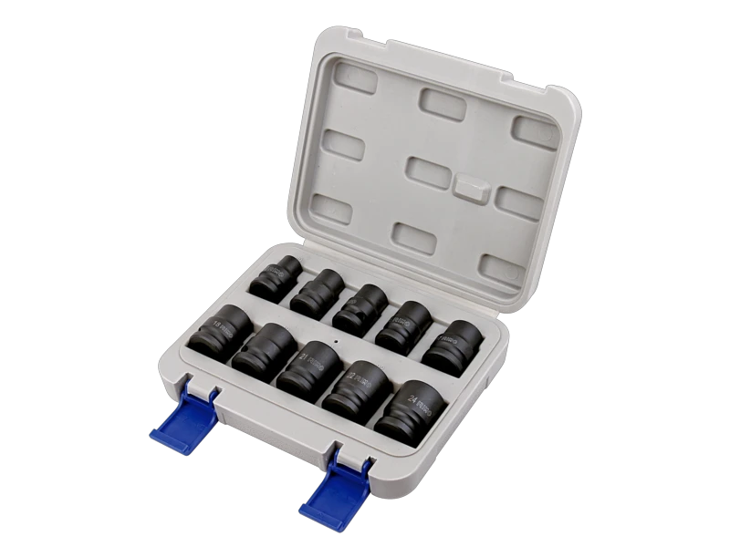 Šešiakampių smūginių galvučių rinkinys Irimo 10vnt 10-24mm 1/2"
