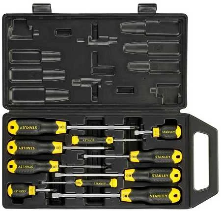 STANLEY SUKTUČIŲ RINKINYS 10 vnt. CUSHION GRIP PŁ + PH