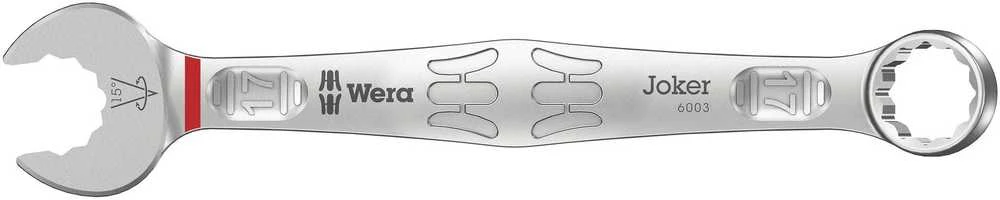 Kombinuotų veržliarakčių komplektas Wera 6003 Joker 11 Set 1; 8-19 mm; 11 vnt.