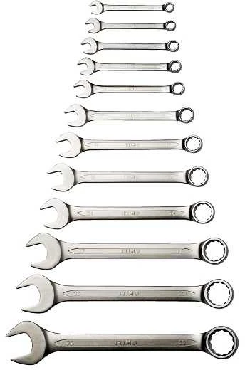 Grąžtas Irimo Kombinuotų raktų rinkinys 12 vnt 10-32mm.