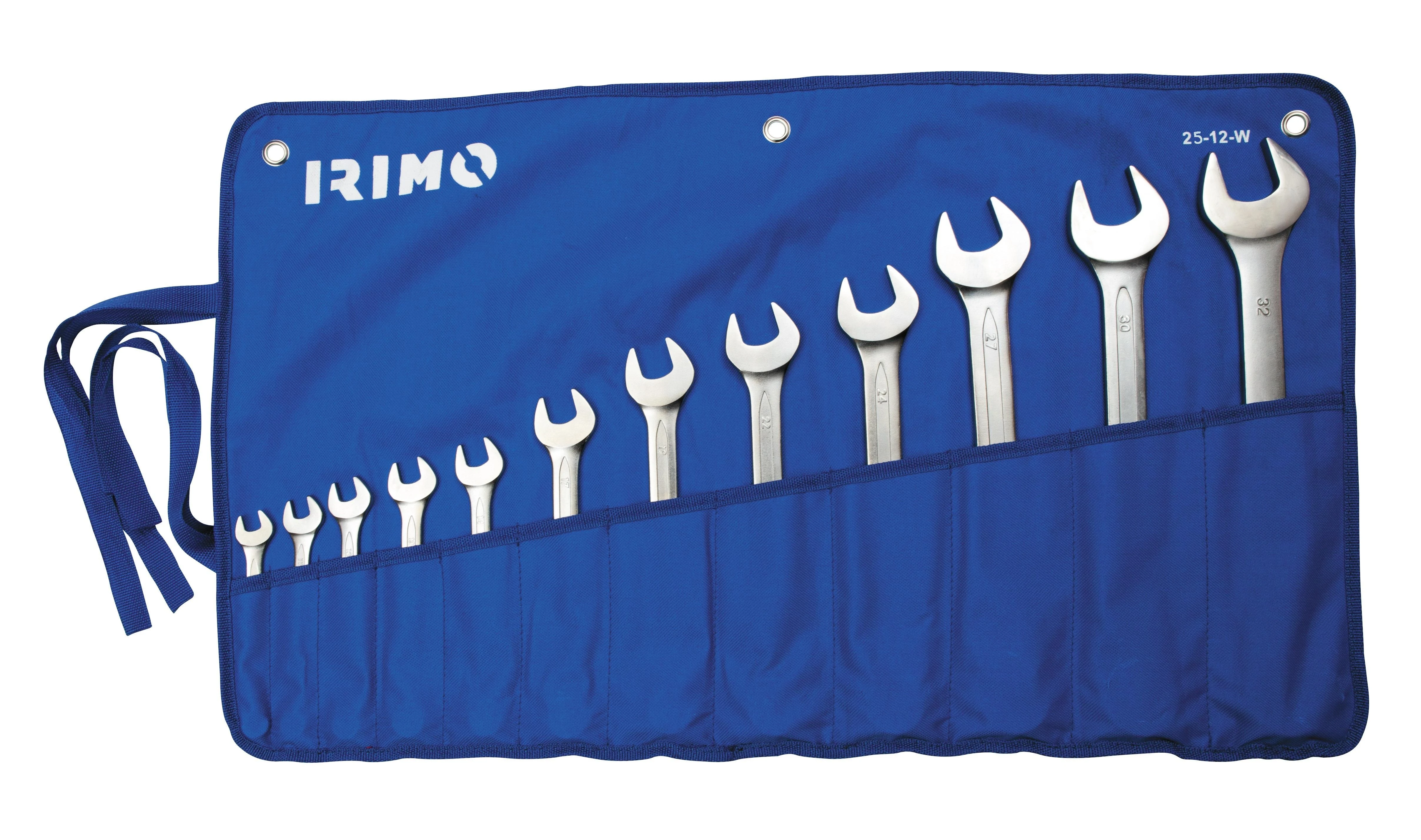 Kombinuotų raktų rinkinys medžiaginiame dėkle, 12 vnt. 10-32mm Irimo