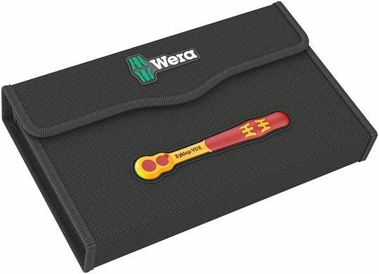 Terkšlės, galvų ir priedų rinkinys 1000V Wera VDE Zyklop, 3/8" tvirtinimas