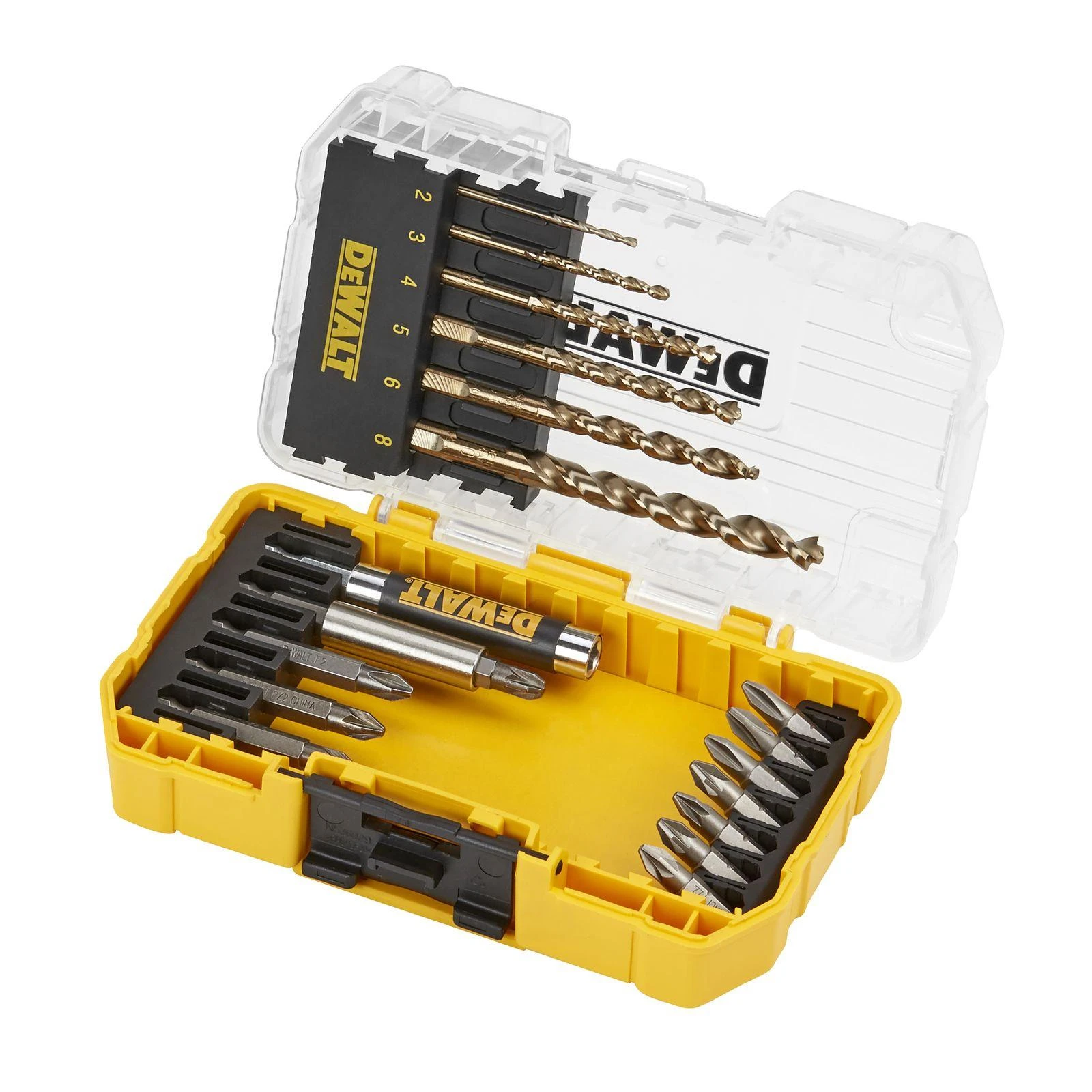 Grąžtas Grąžtų ir sukimo antgalių rinkinys DeWalt DT70711-QZ; 19 vnt.