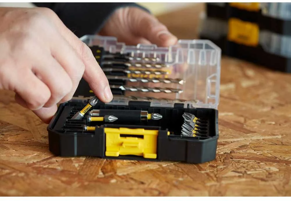 Stanley 19 dalių rinkinys mūro gręžimui ir smūginiam gręžimui