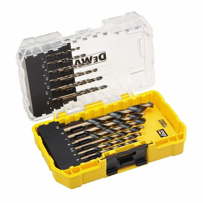 Grąžtas Grąžtų rinkinys DeWalt DT70728-QZ; 1-10 mm; 19 vnt.