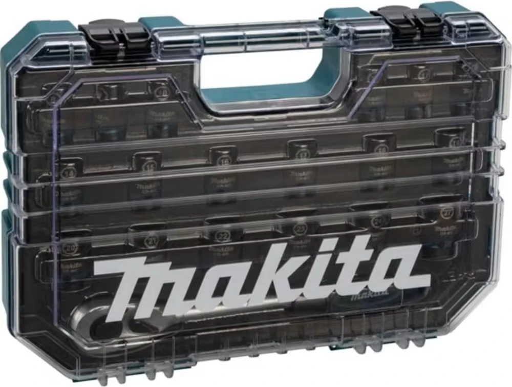 Makita IMPACT Juodas 1/2" smūginių sukimo galvų rinkinys, 19 vnt. E-30069