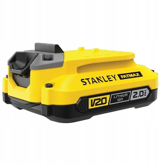 Priedų rinkinys Stanley Starter Set V20; 18 V; 2x2,0 Ah + pakrovėjas