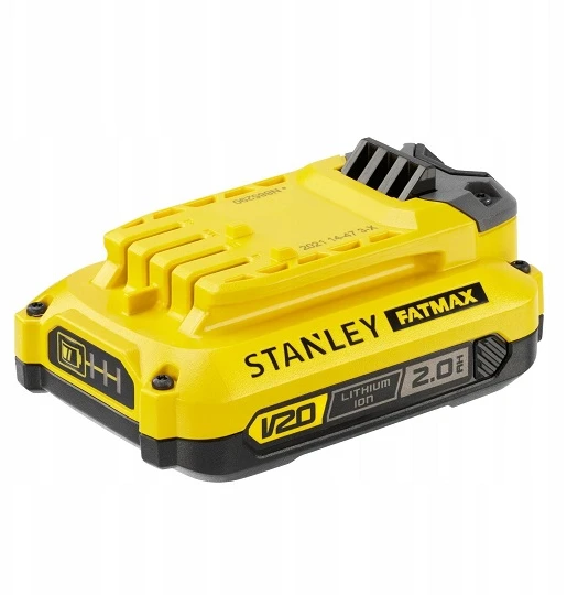Priedų rinkinys Stanley Starter Set V20; 18 V; 2x2,0 Ah + pakrovėjas