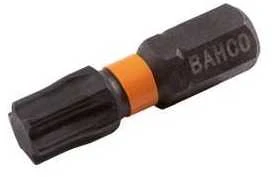 2 vnt. 1/4" smūginiai antgaliai, skirti TORX varžtams T40/25mm, Bahco [66IM/T40C-2P].