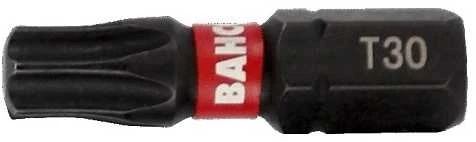 rinkinys 2 vnt 1/4" smūginiai antgaliai, skirti TORX varžtams T30/25mm, Bahco [66IM/T30C-2P].