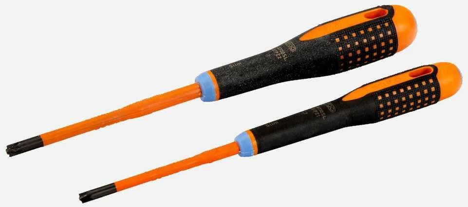 Bahco Izoliuotų atsuktuvų rinkinys ERGO™ Combi slim 2 vnt - SL5/PZ1; SL6/PZ2 - 1000V VDE