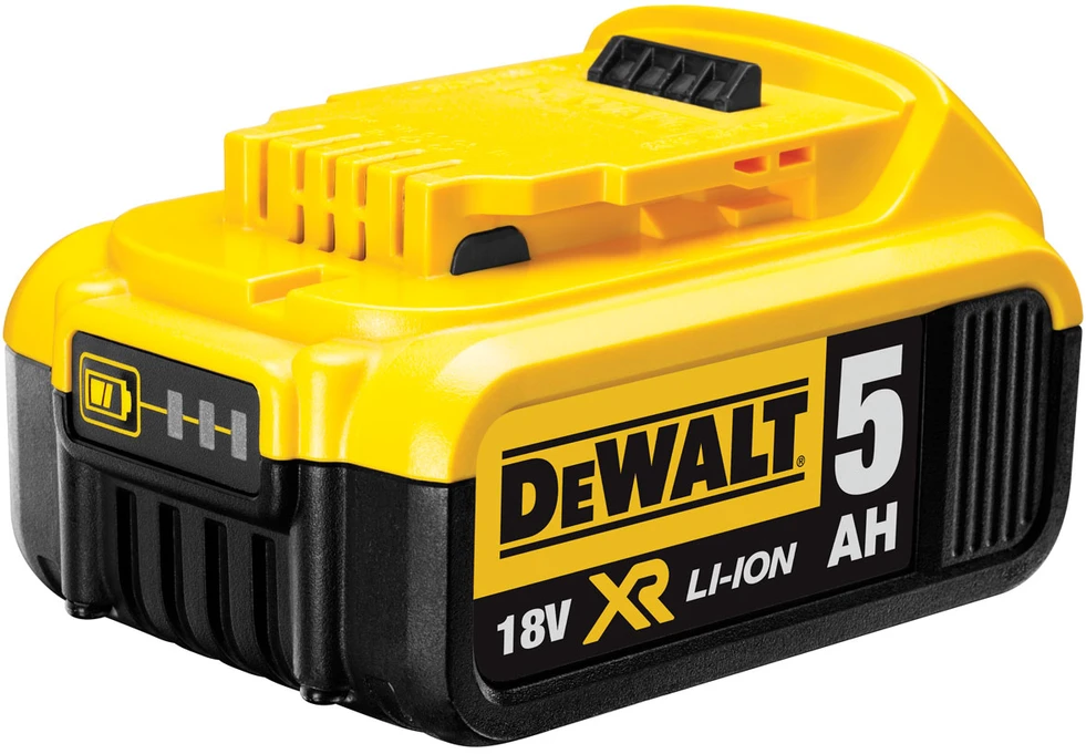 3 baterijų rinkinys 18V Li-Ion 5,0Ah DEWALT [DCB184P3-XJ]