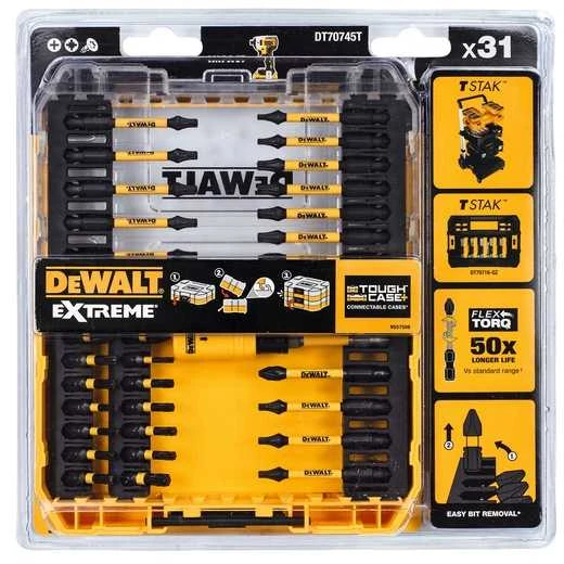 Sukimo antgalių rinkinys DeWalt DT70745T-QZ; 31 vnt.