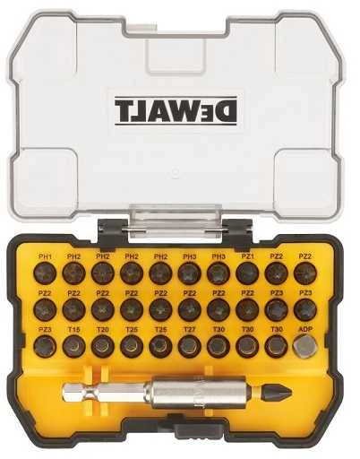 Smūginių sukimo antgalių rinkinys DeWalt DT70560T-QZ; 31 vnt. + magnetinis laikiklis
