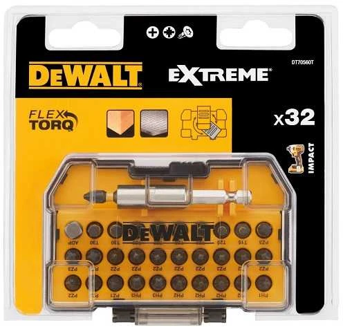 Smūginių sukimo antgalių rinkinys DeWalt DT70560T-QZ; 31 vnt. + magnetinis laikiklis
