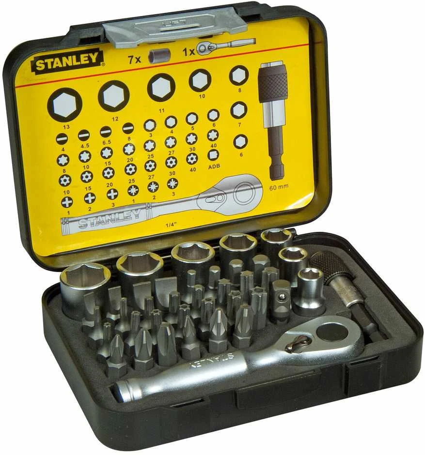 39 dalių sukimo antgalių rinkinys Stanley EXPERT